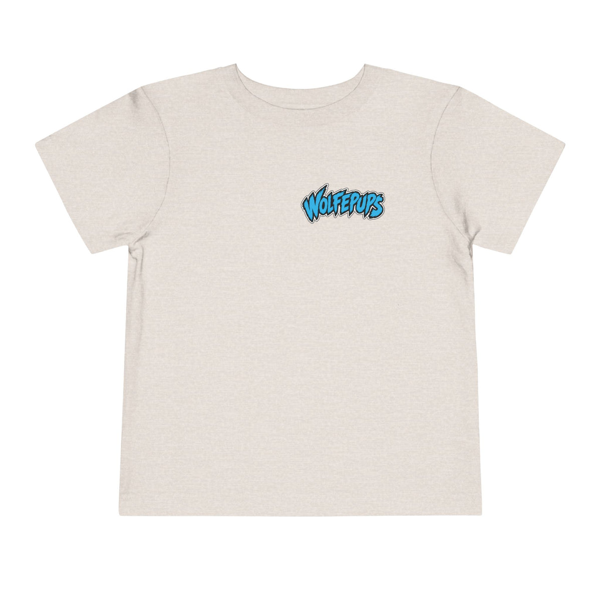 Toddler Tee — 'Wolf Pups Follow the Pack' Cute Husky Graphic Shirt