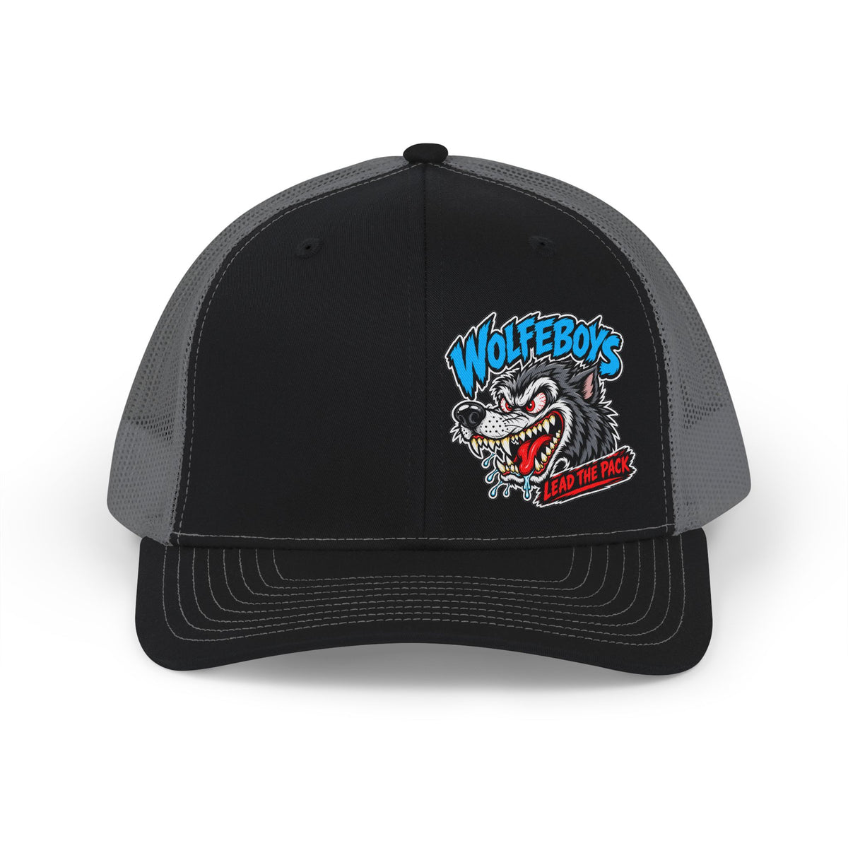 Trucker Cap — 'WOLFEBOYS' Vintage Wolf Patch Snapback