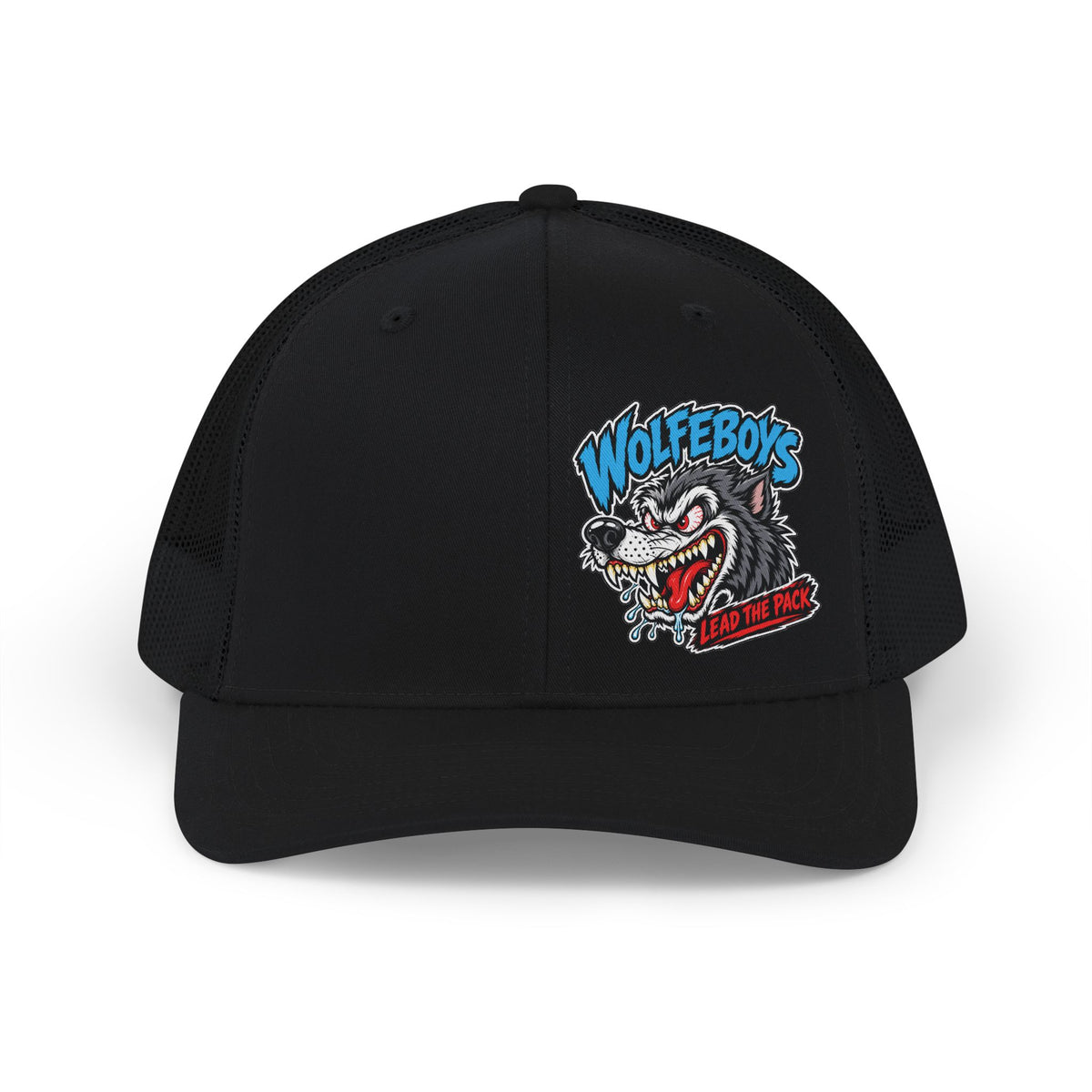 Trucker Cap — 'WOLFEBOYS' Vintage Wolf Patch Snapback