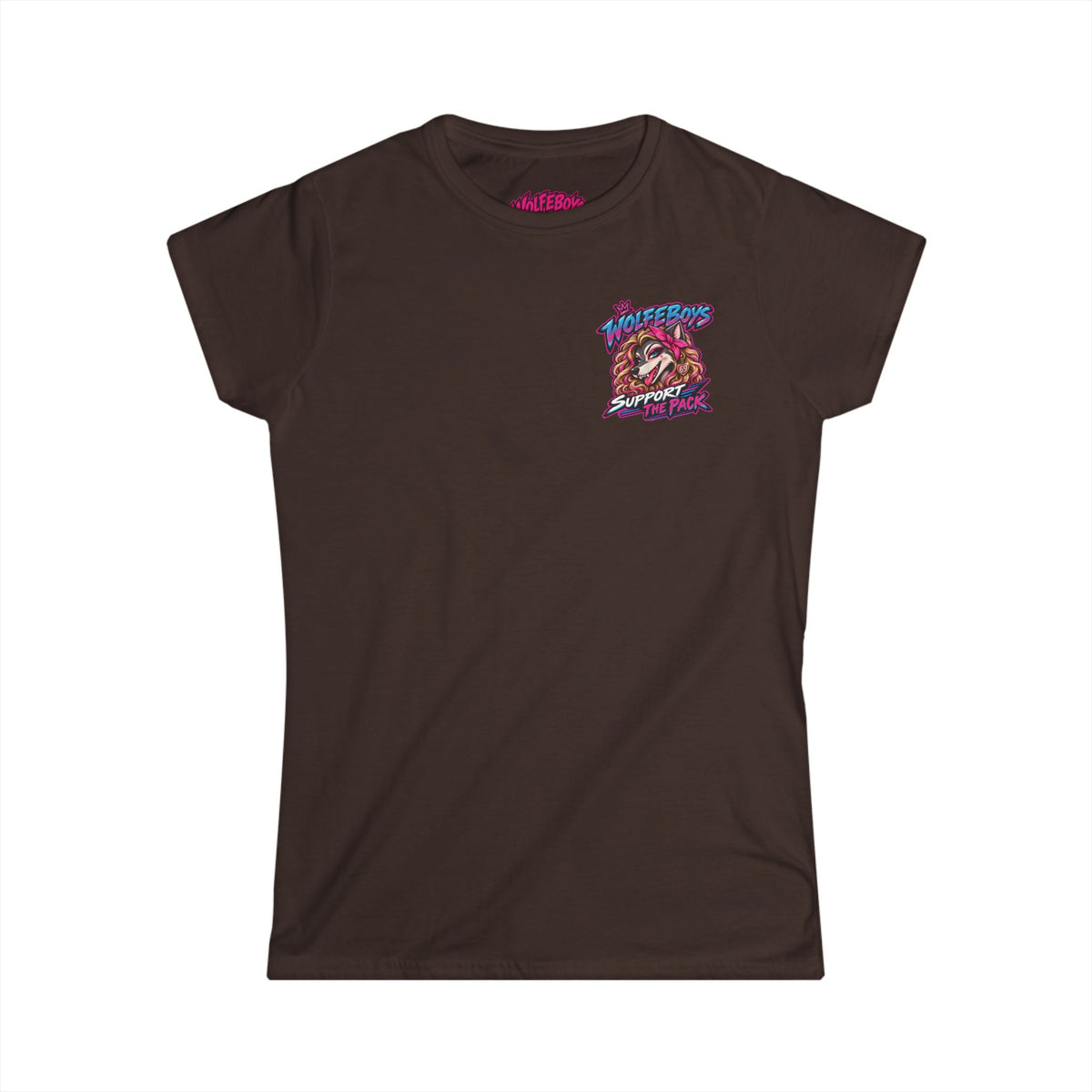 Women's Wolfeboys "Support the Pack" T-Shirt - Classic Crewneck Tee