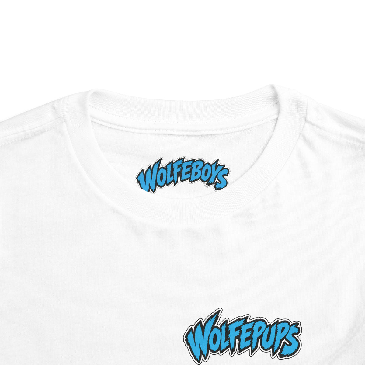 Toddler Tee — 'Wolf Pups Follow the Pack' Cute Husky Graphic Shirt