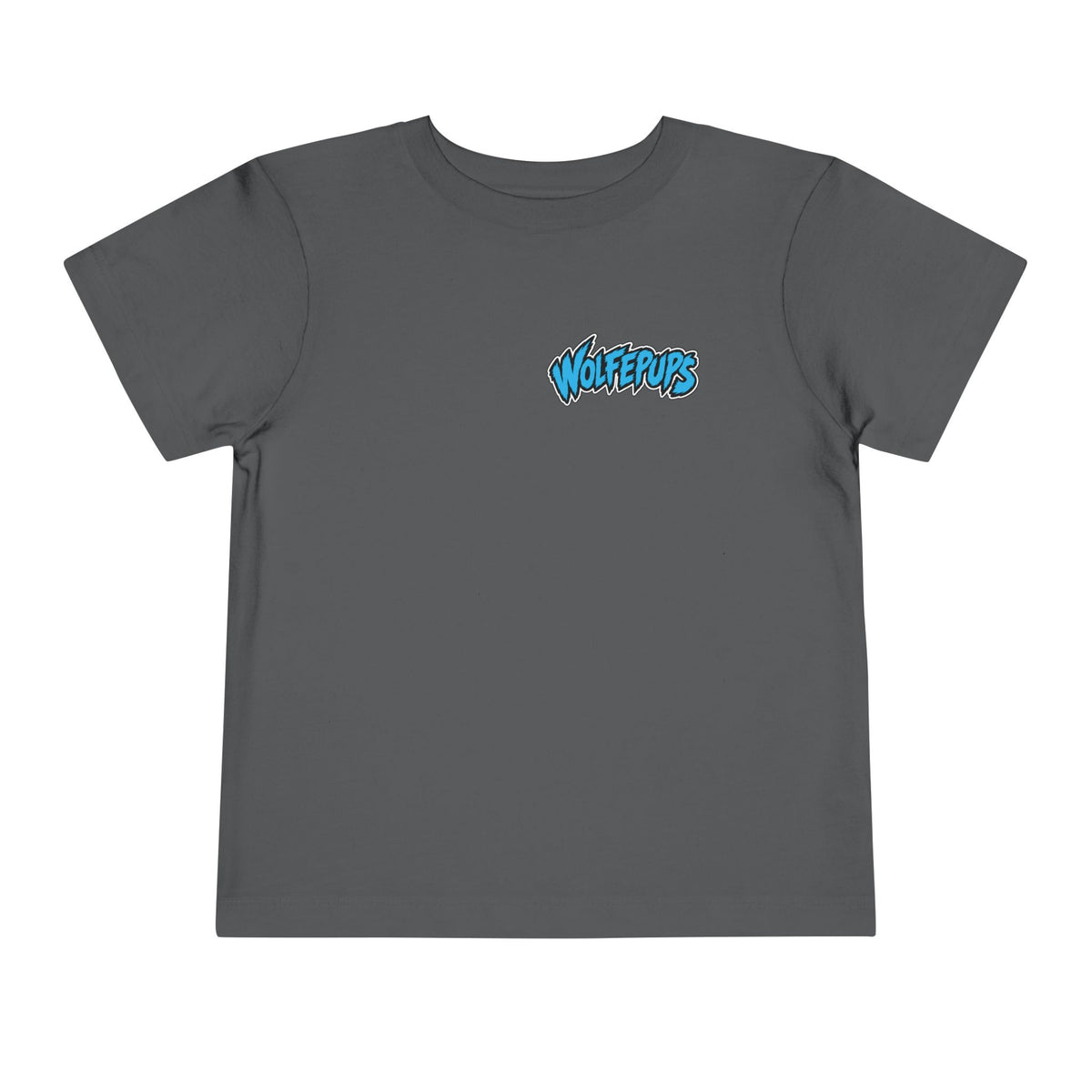 Toddler Tee — 'Wolf Pups Follow the Pack' Cute Husky Graphic Shirt
