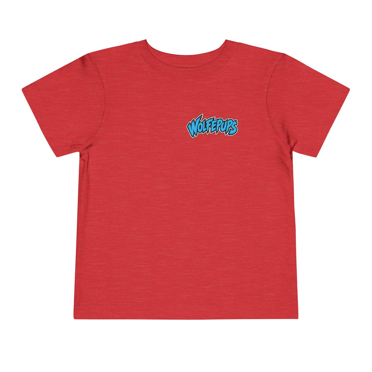 Toddler Tee — 'Wolf Pups Follow the Pack' Cute Husky Graphic Shirt