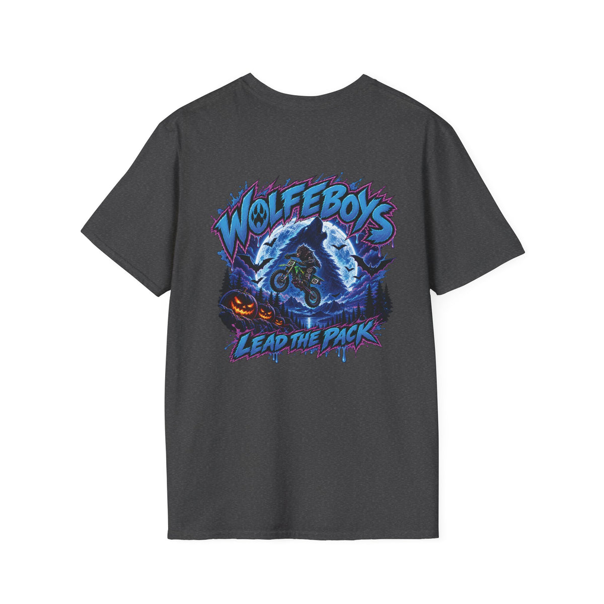 Wolfeboys "Hallowolfe" Limited edition T-Shirt — Retro Halloween Motocross Graphic Tee