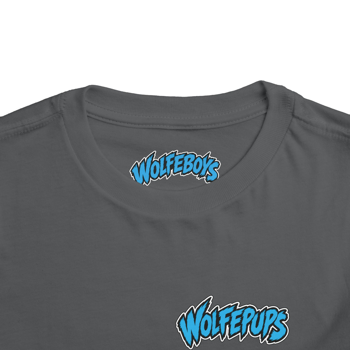 Toddler Tee — 'Wolf Pups Follow the Pack' Cute Husky Graphic Shirt