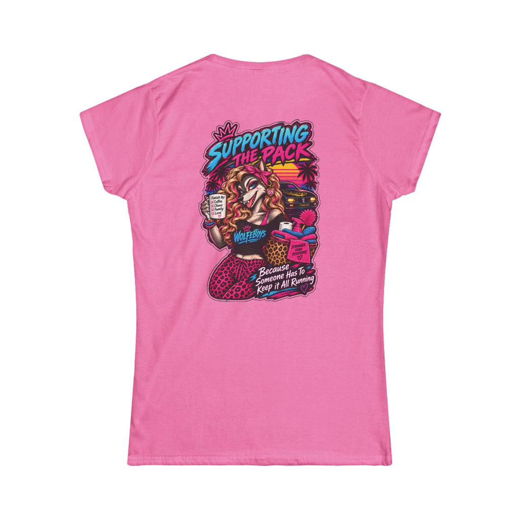 Women's Wolfeboys "Support the Pack" T-Shirt - Classic Crewneck Tee