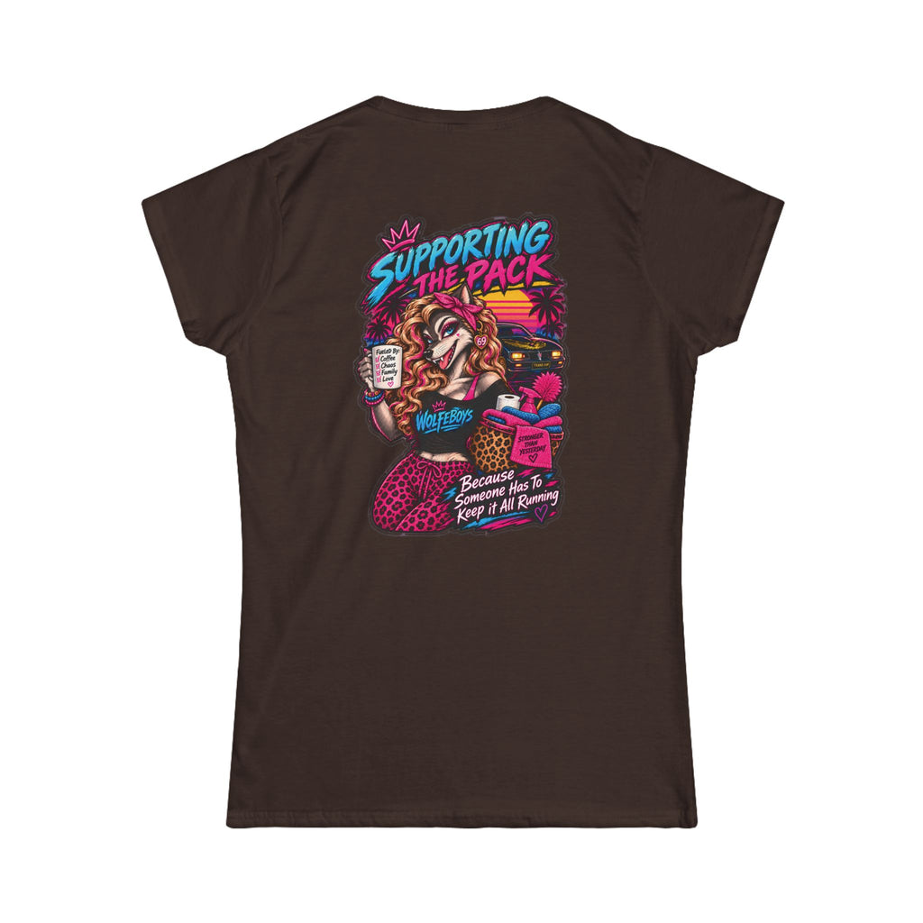 Women's Wolfeboys "Support the Pack" T-Shirt - Classic Crewneck Tee