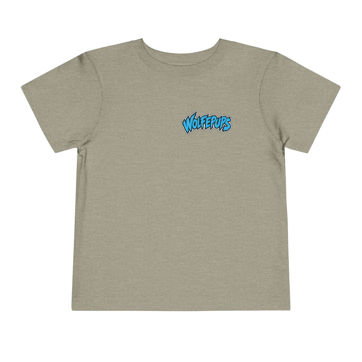 Toddler Tee — 'Wolf Pups Follow the Pack' Cute Husky Graphic Shirt