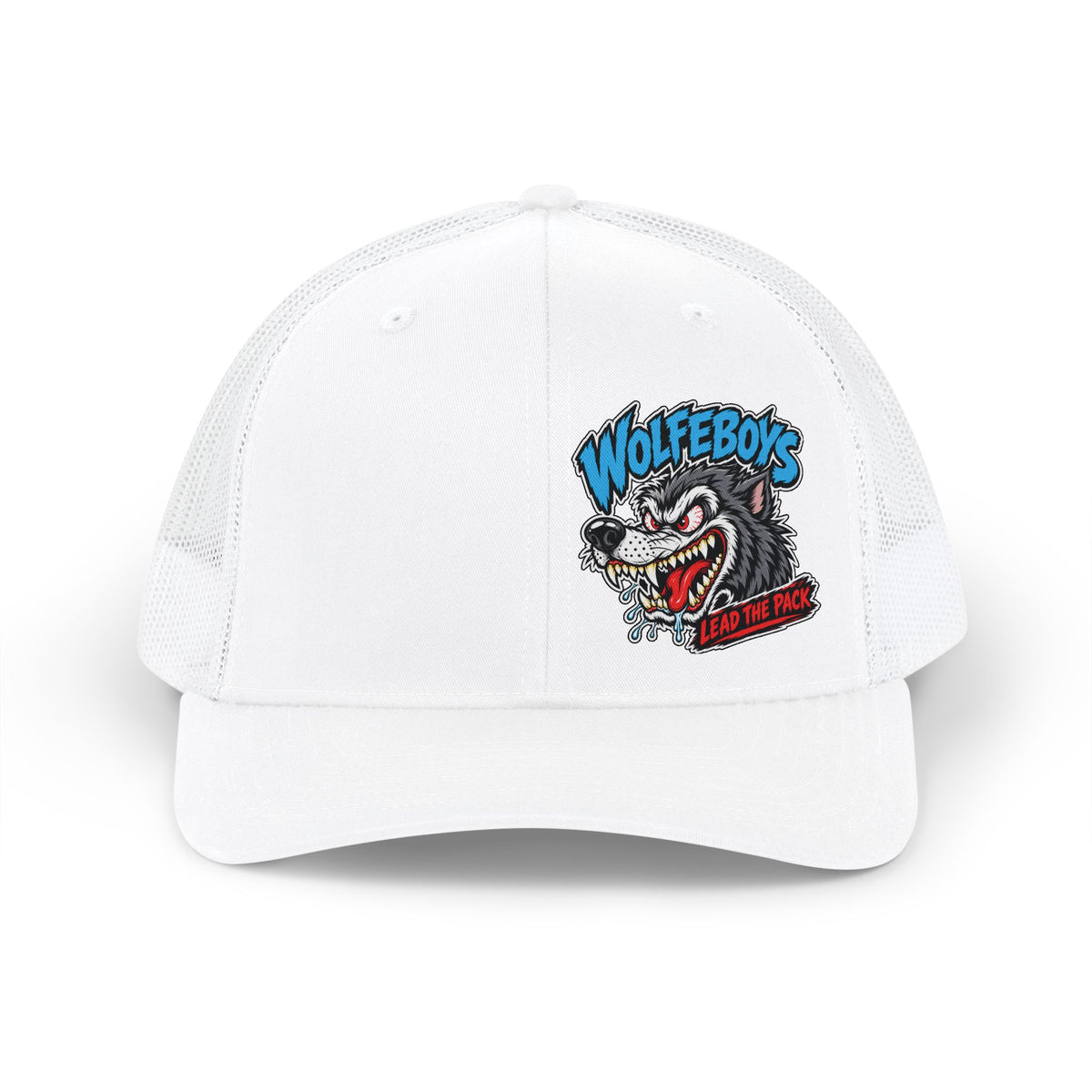Trucker Cap — 'WOLFEBOYS' Vintage Wolf Patch Snapback