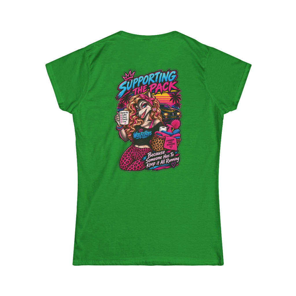 Women's Wolfeboys "Support the Pack" T-Shirt - Classic Crewneck Tee