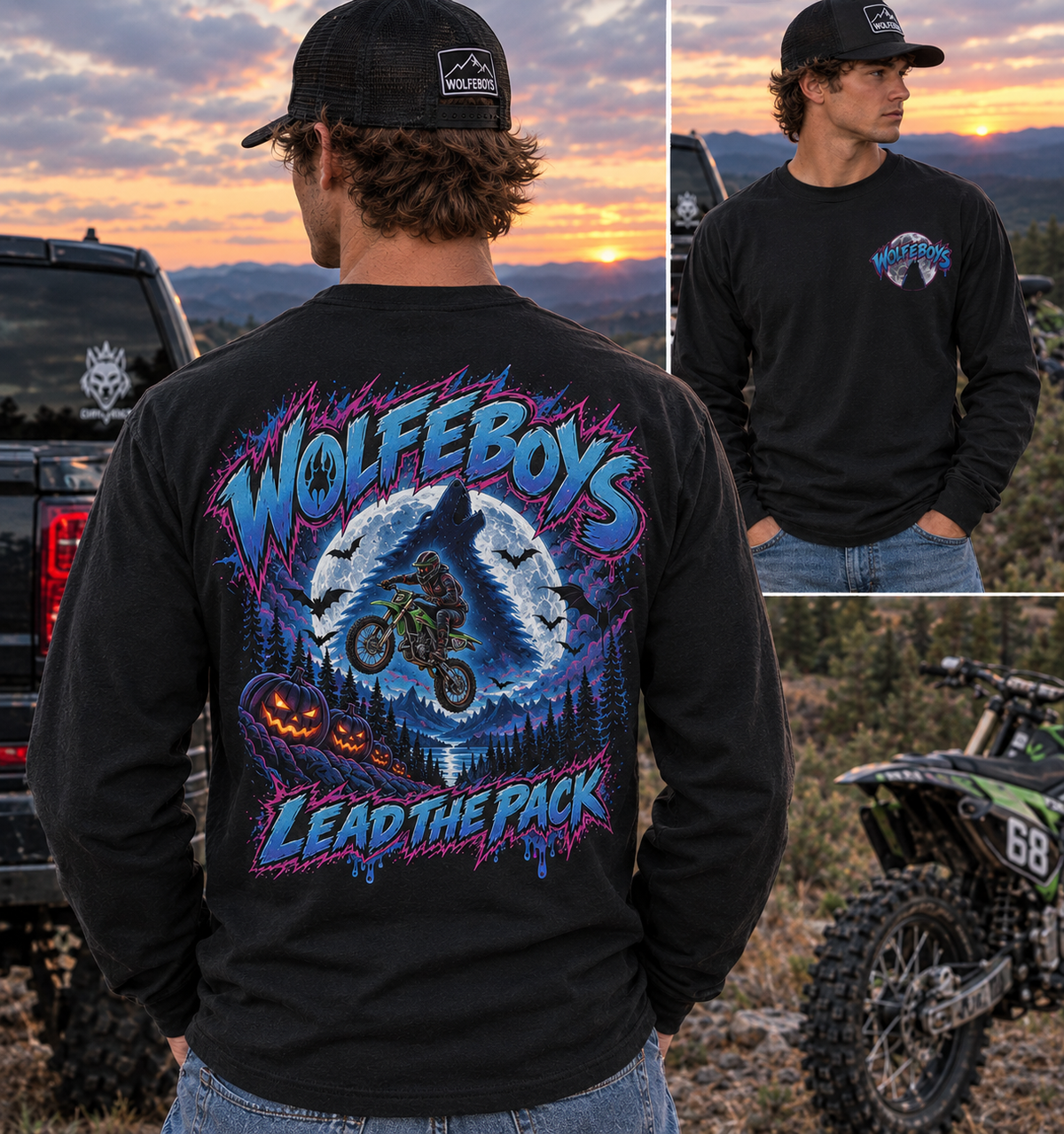 "Hallowolfe" Limited Edition Unisex Ultra Cotton Long Sleeve Tee