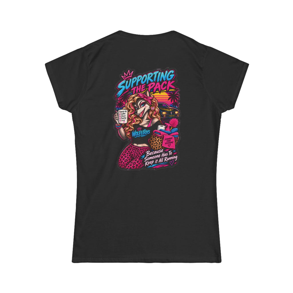 Women's Wolfeboys "Support the Pack" T-Shirt - Classic Crewneck Tee