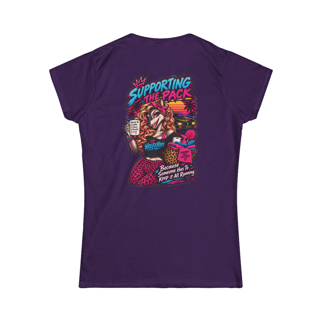 Women's Wolfeboys "Support the Pack" T-Shirt - Classic Crewneck Tee