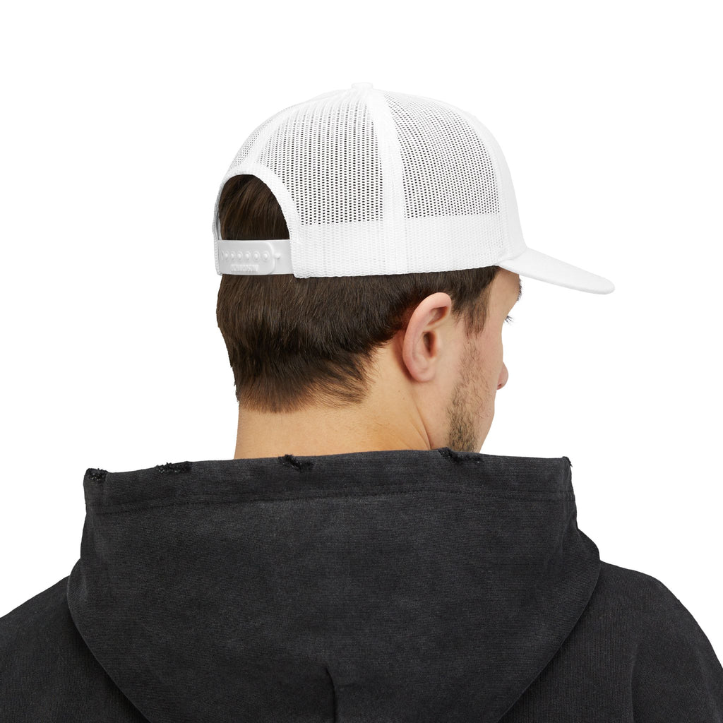 Trucker Cap — 'WOLFEBOYS' Vintage Wolf Patch Snapback