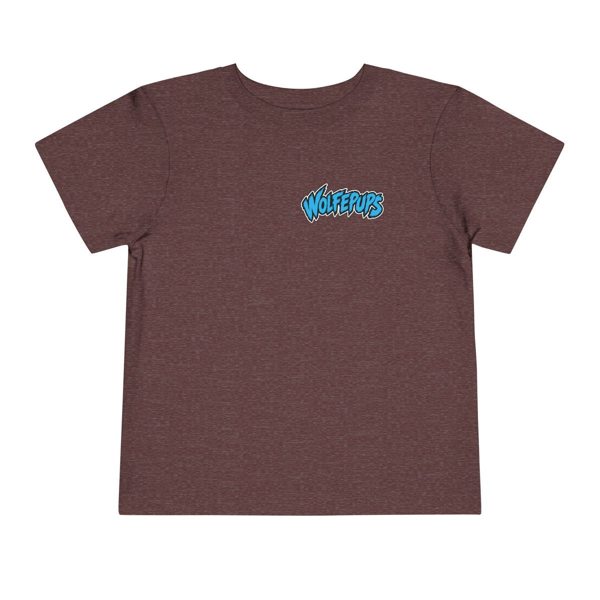 Toddler Tee — 'Wolf Pups Follow the Pack' Cute Husky Graphic Shirt