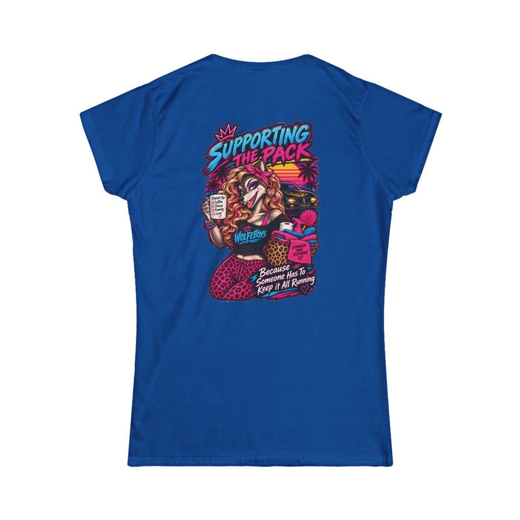 Women's Wolfeboys "Support the Pack" T-Shirt - Classic Crewneck Tee