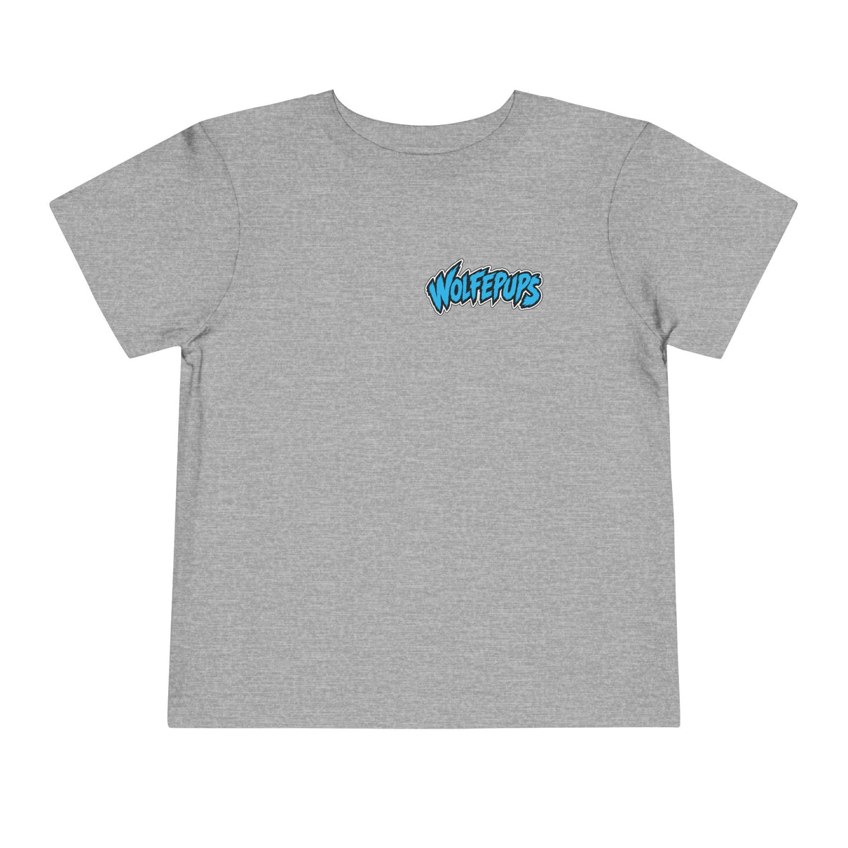 Toddler Tee — 'Wolf Pups Follow the Pack' Cute Husky Graphic Shirt