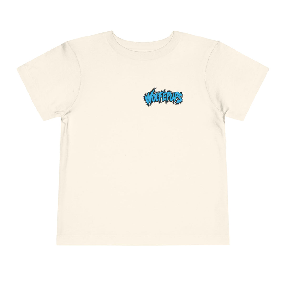 Toddler Tee — 'Wolf Pups Follow the Pack' Cute Husky Graphic Shirt