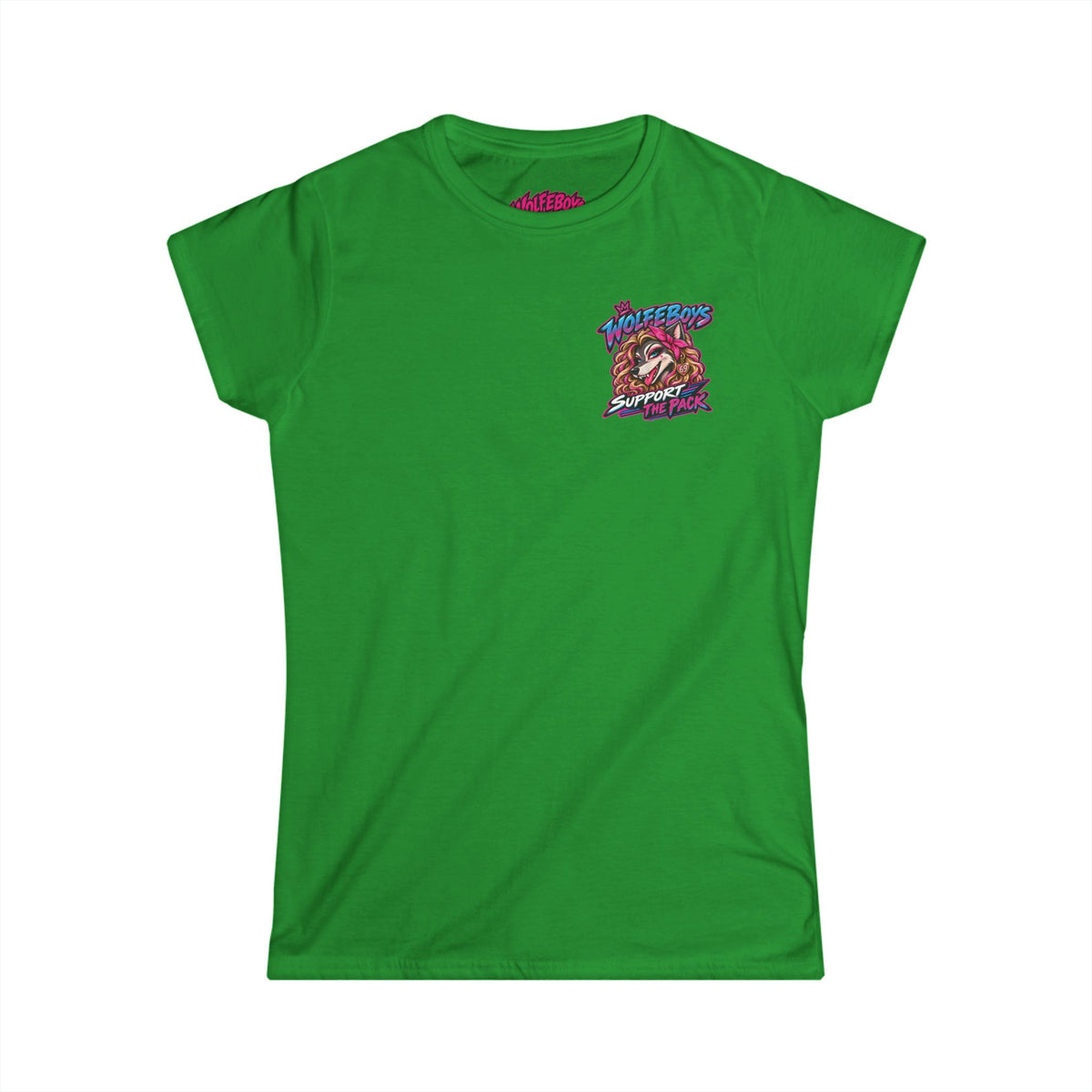 Women's Wolfeboys "Support the Pack" T-Shirt - Classic Crewneck Tee