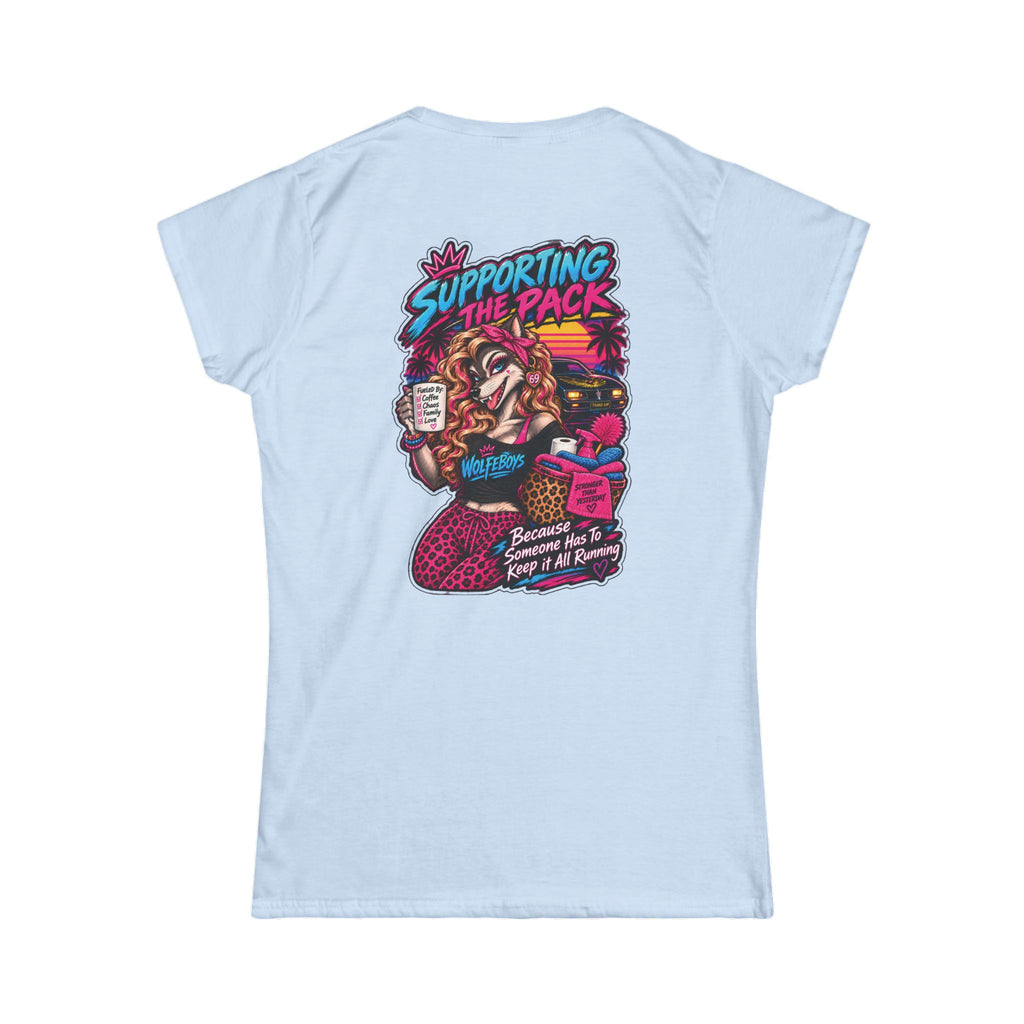 Women's Wolfeboys "Support the Pack" T-Shirt - Classic Crewneck Tee