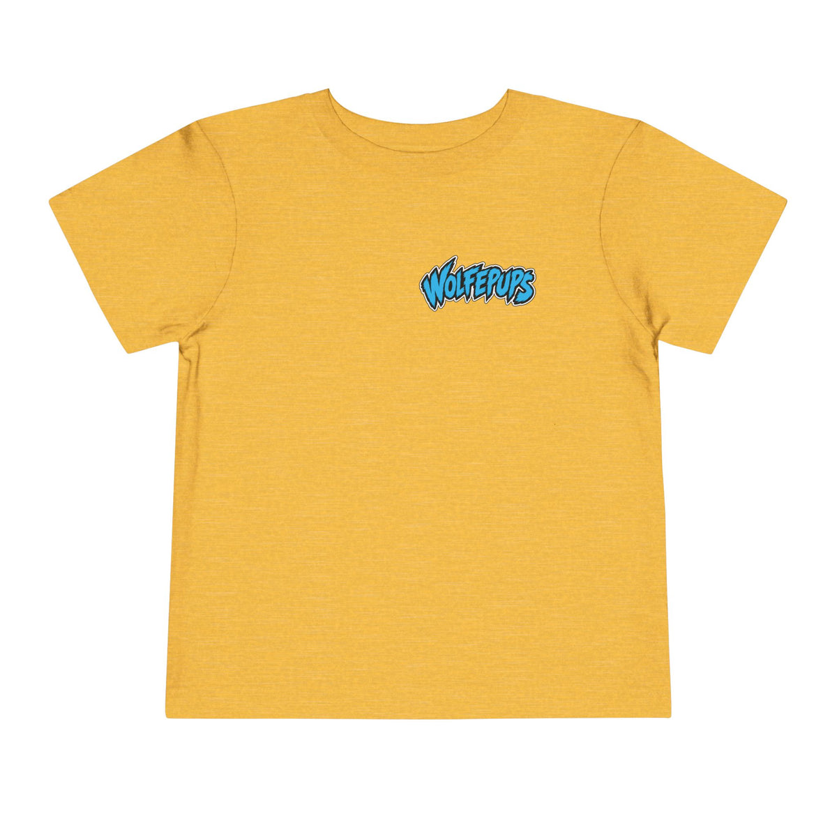 Toddler Tee — 'Wolf Pups Follow the Pack' Cute Husky Graphic Shirt