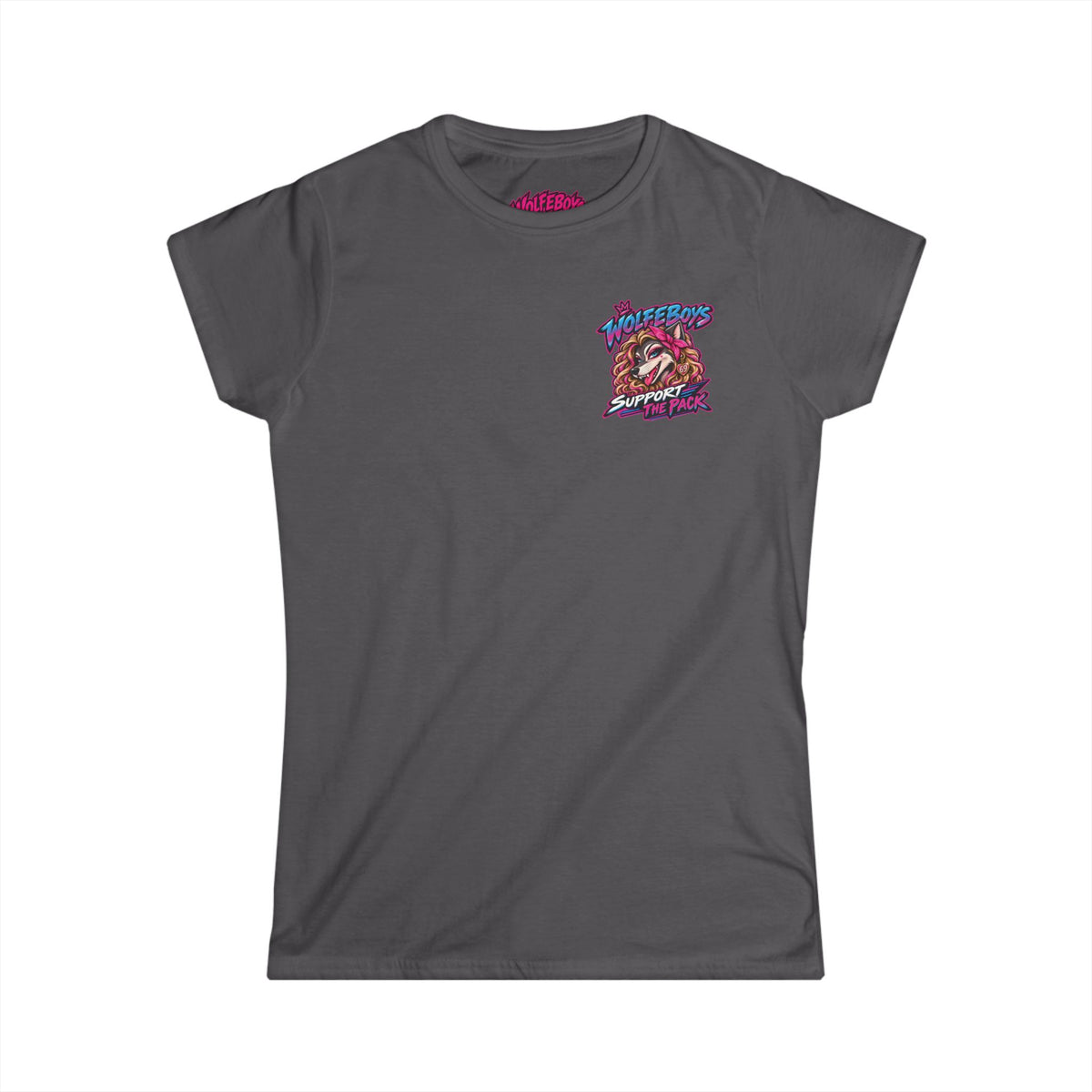 Women's Wolfeboys "Support the Pack" T-Shirt - Classic Crewneck Tee