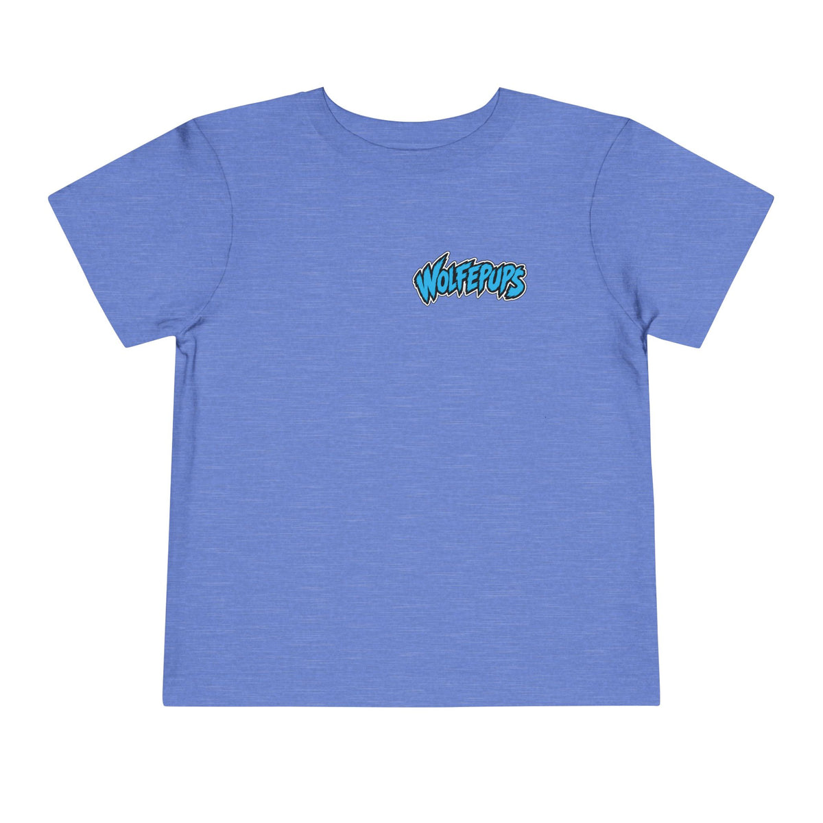 Toddler Tee — 'Wolf Pups Follow the Pack' Cute Husky Graphic Shirt